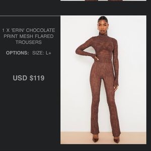 houseofcb 2 Piece Mesh Set